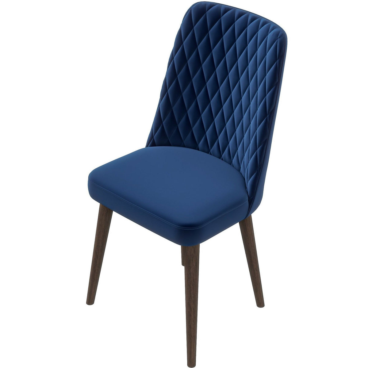 Katie Mid-Century Modern Dining Chair Set of 2 - Blue
