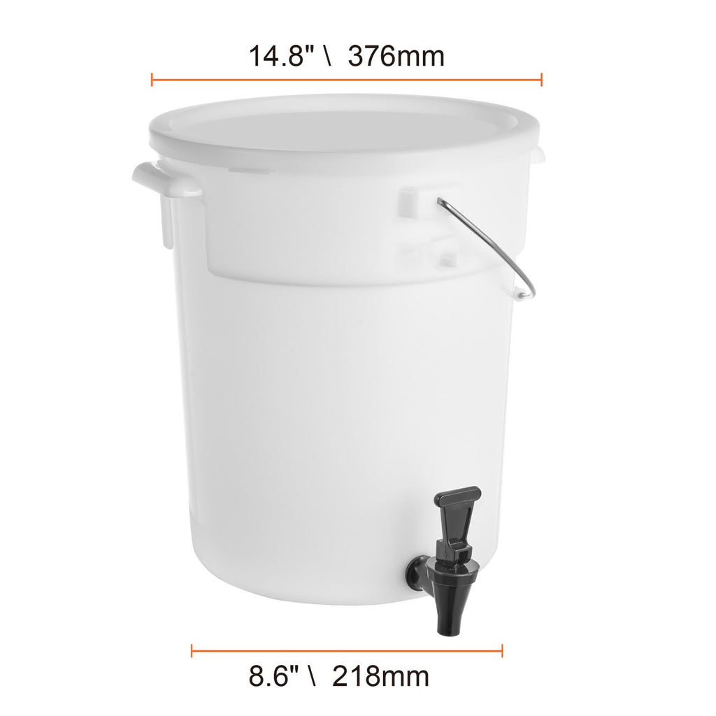 Beverage Dispenser with Non-Drip Spigot and Sealing Lid