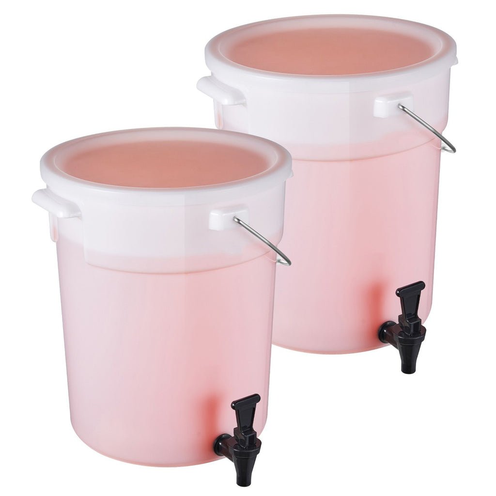 Beverage Dispenser with Non-Drip Spigot and Sealing Lid