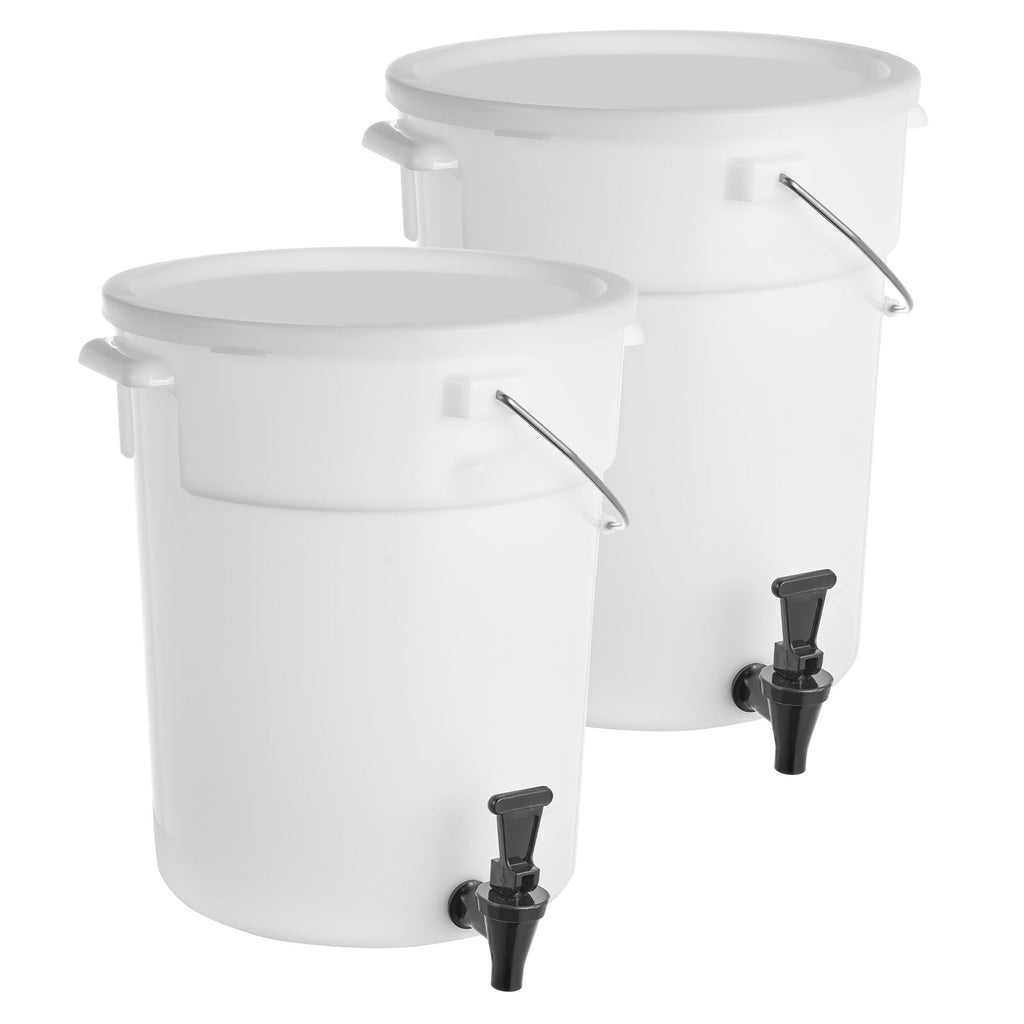 Beverage Dispenser with Non-Drip Spigot and Sealing Lid