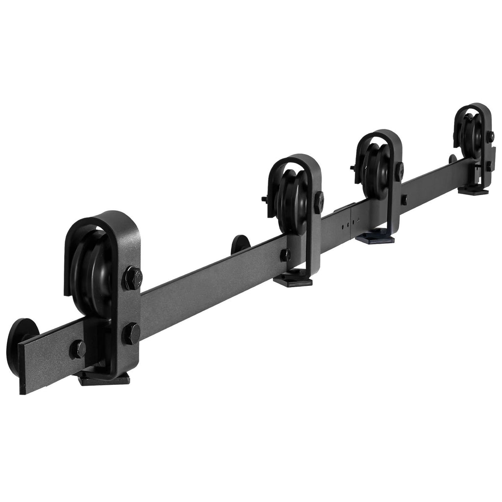 Bi-Folding Barn Door Track Hardware for Narrow Spaces