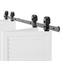 Bi-Folding Barn Door Track Hardware for Narrow Spaces