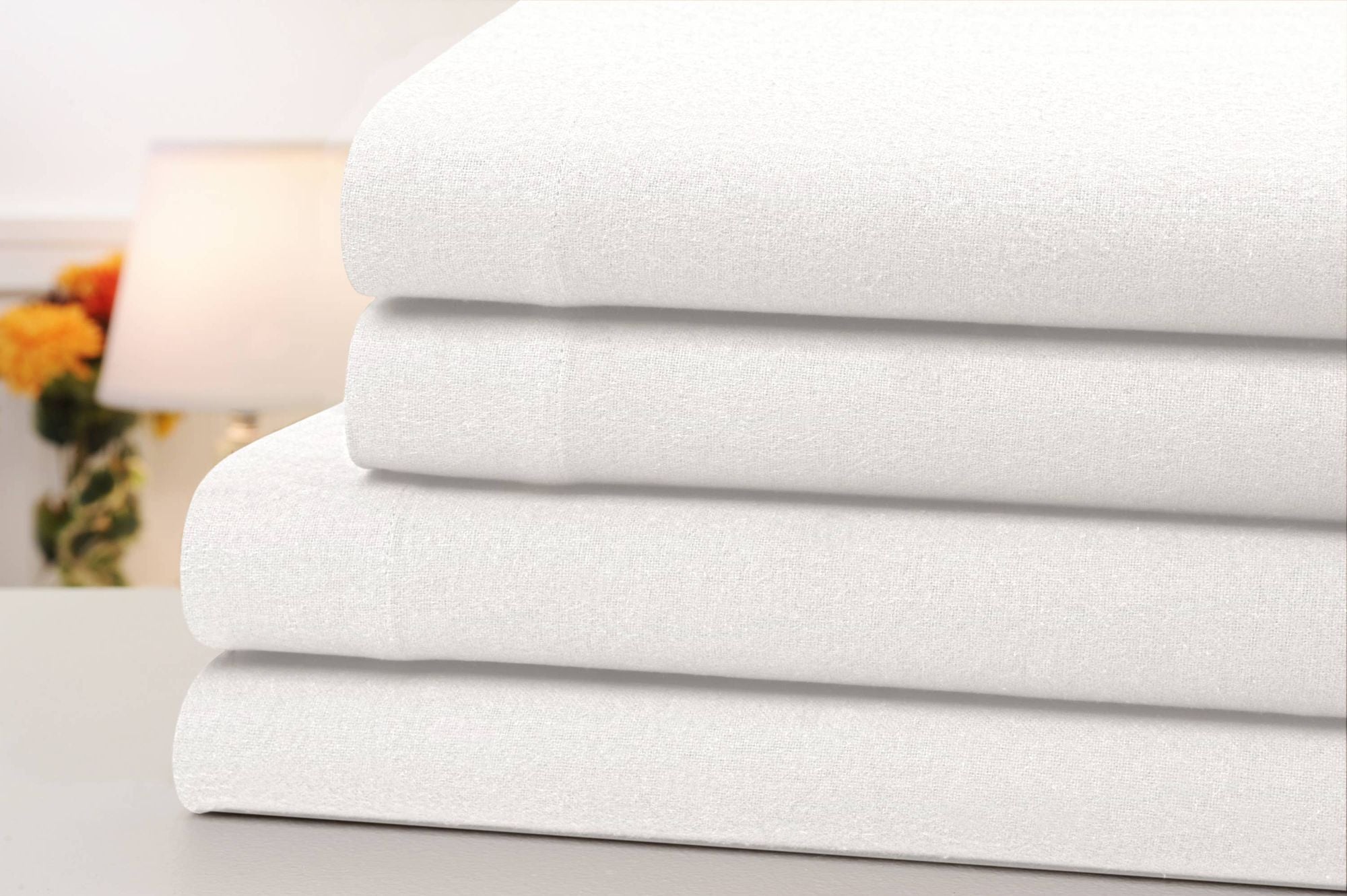 Brushed Flannel Sheet Set – Soft, Warm, Machine Washable