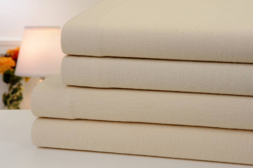 Brushed Flannel Sheet Set – Soft, Warm, Machine Washable