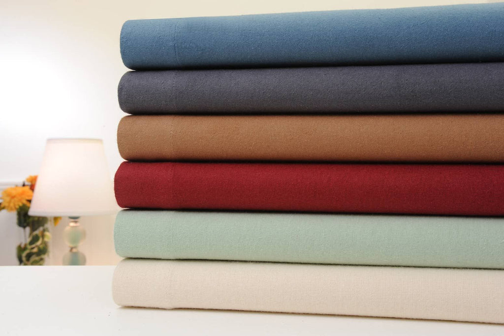 Brushed Flannel Sheet Set – Soft, Warm, Machine Washable