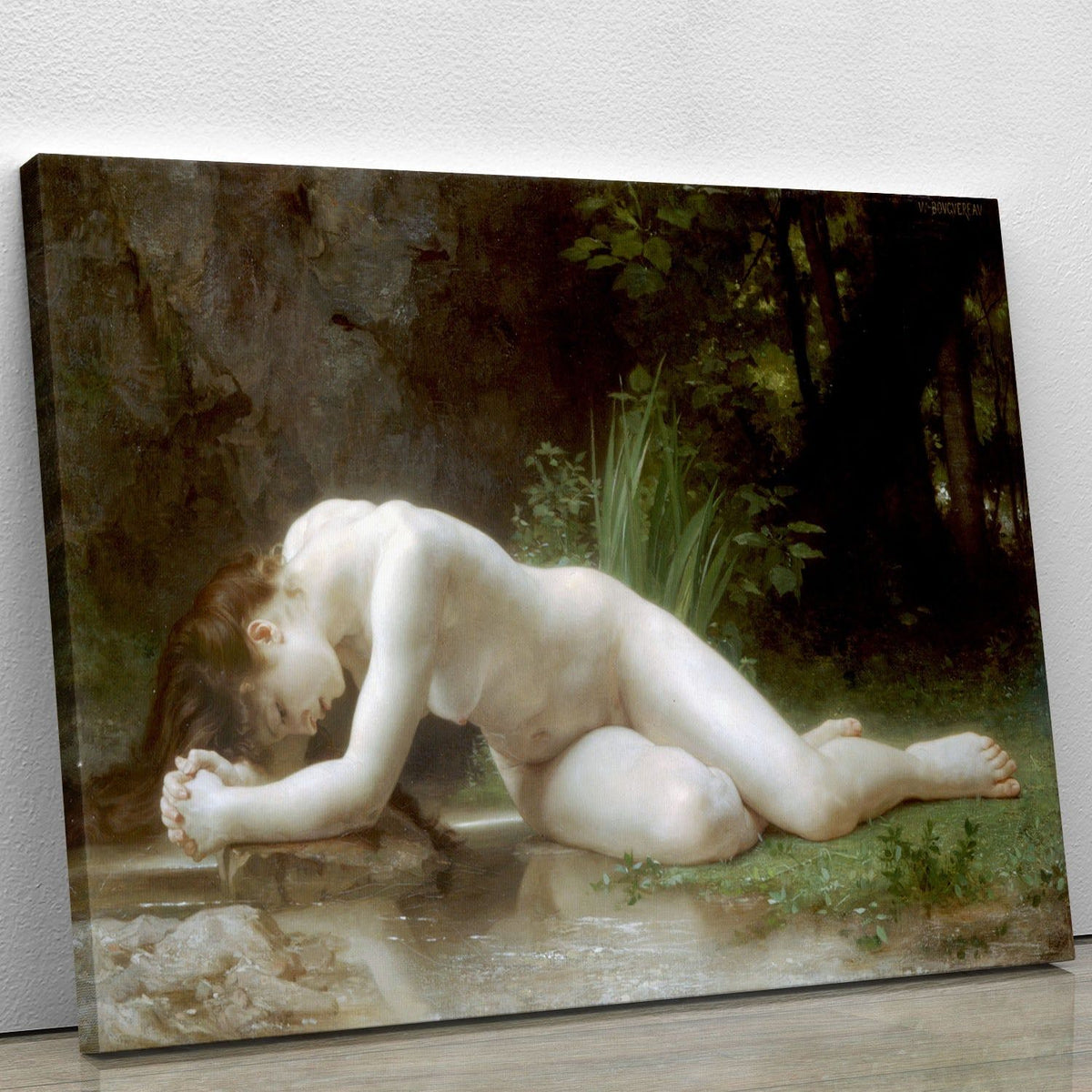 Biblis by Bouguereau Canvas Print or Poster