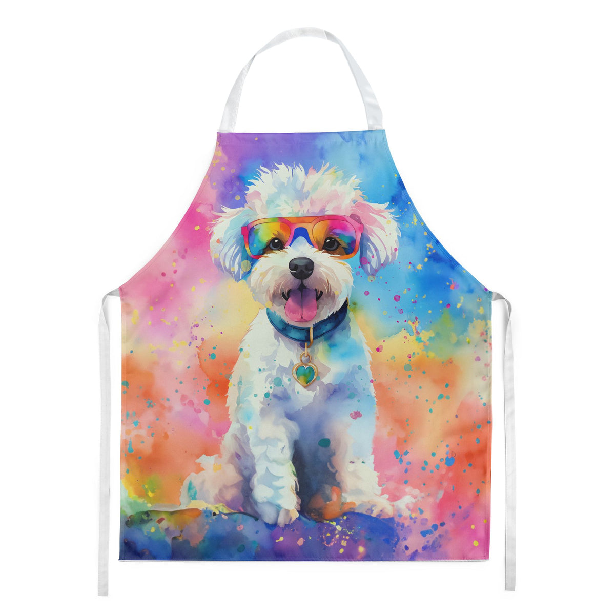 Bichon Frise Hippie Dawg Bib Apron