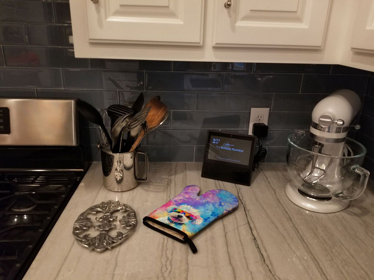 Quilted Oven Mitt for Hot Cookware – Stylish and Functional