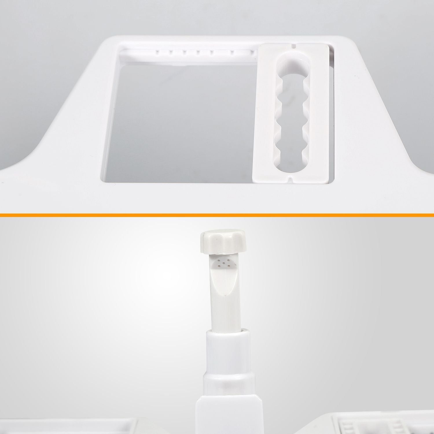 Mechanical Bidet Attachment with Self-Cleaning Nozzle
