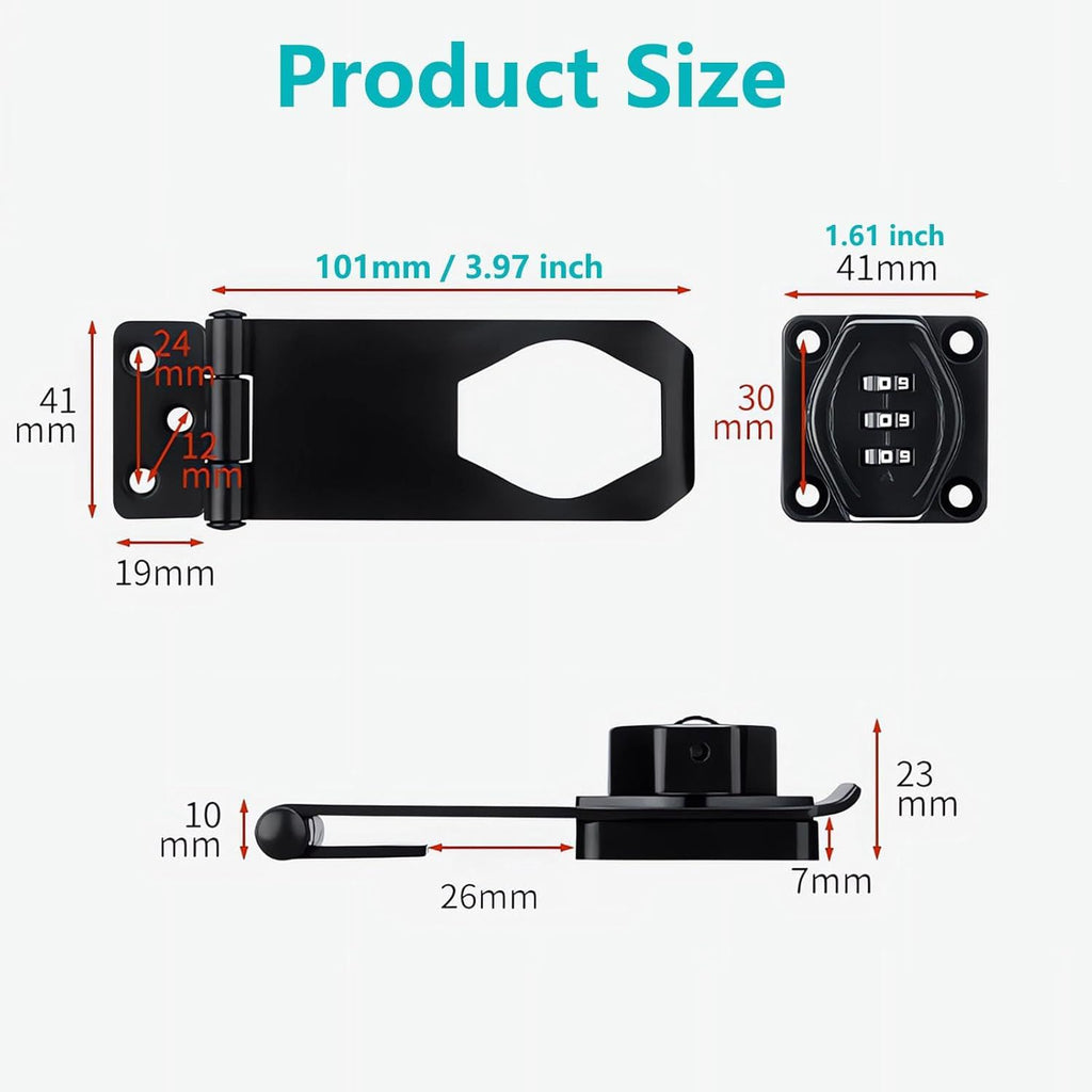 Keyless Combination Bifold Door Lock with Password Code
