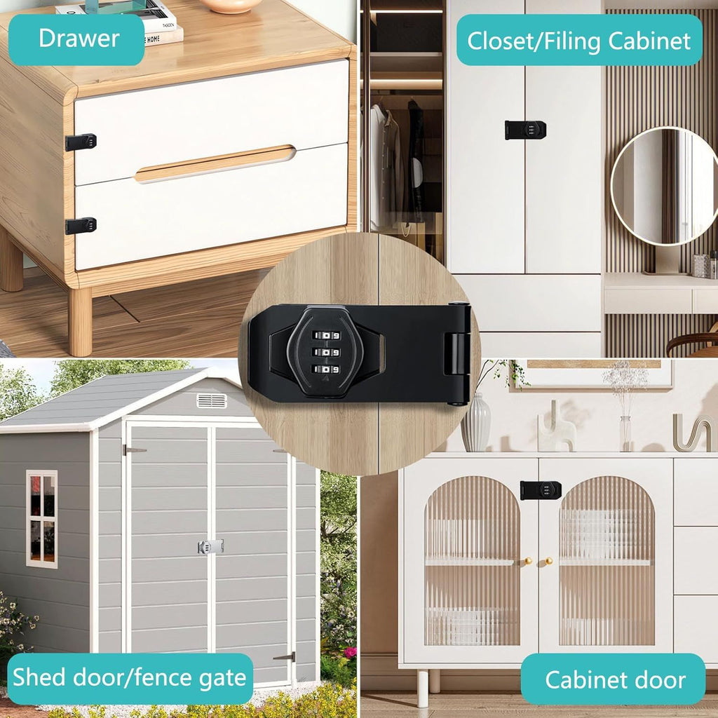Keyless Combination Bifold Door Lock with Password Code