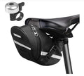 Gray Faux Leather Bicycle Seat Bag – One Size