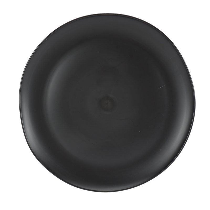 Modern Black Dinnerware Set for Everyday and Outdoor Meals