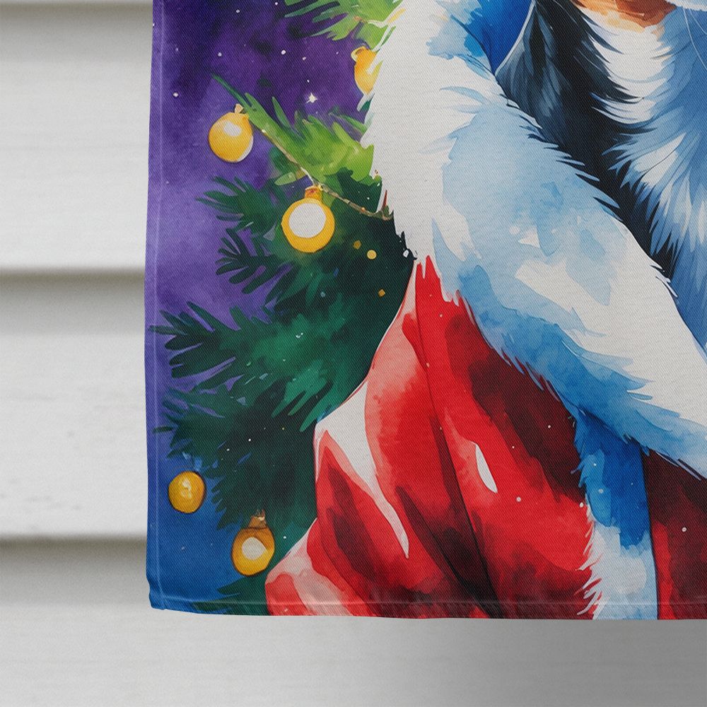 Festive Christmas House Flag - Large Double-Sided Decorative Yard Banner