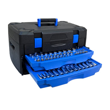 Portable Locking Toolbox with Multi-Purpose Tool Set