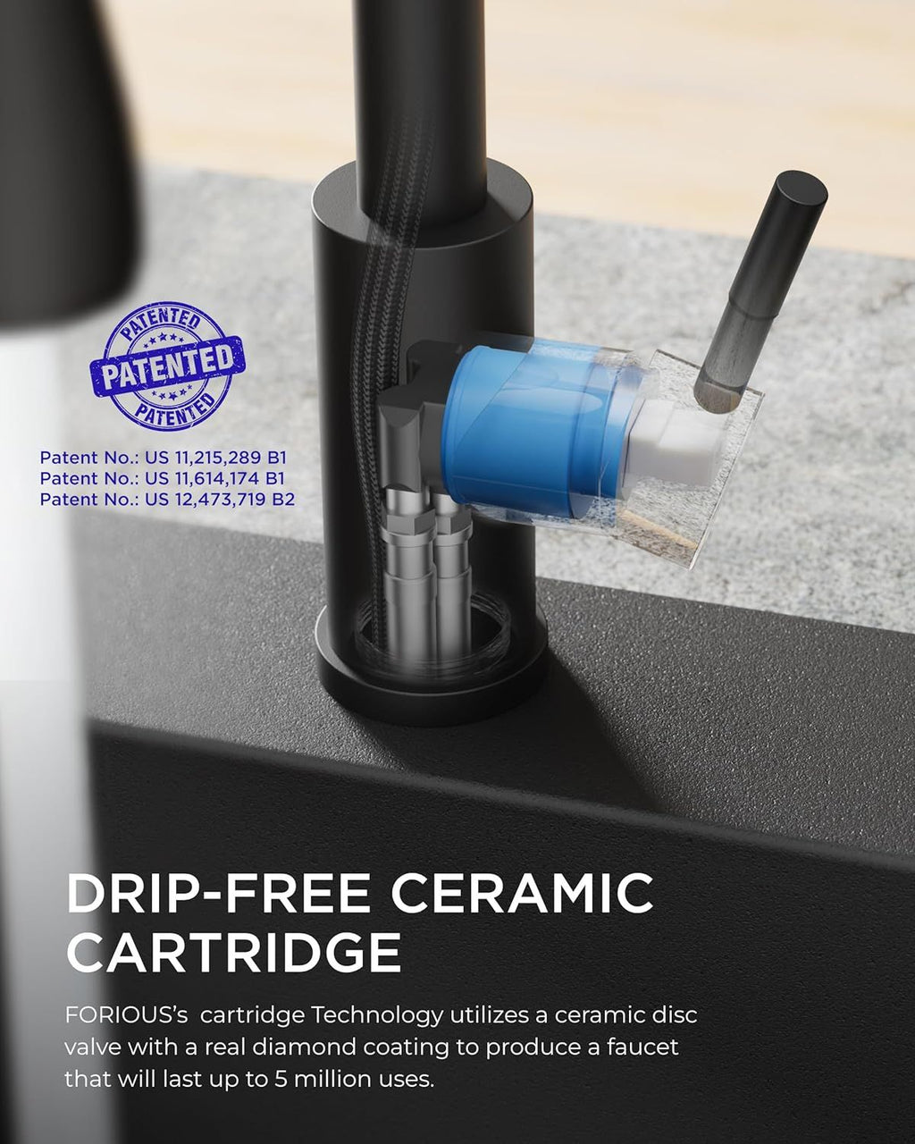 Matte Black High-Arc Faucet with Pull-Down Sprayer