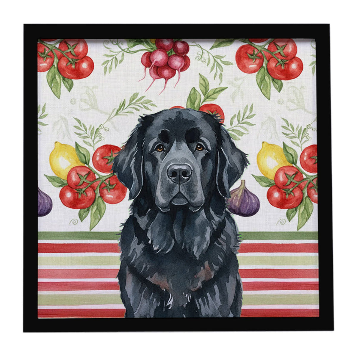 Black Newfoundland Vegetables Framed Wall Art
