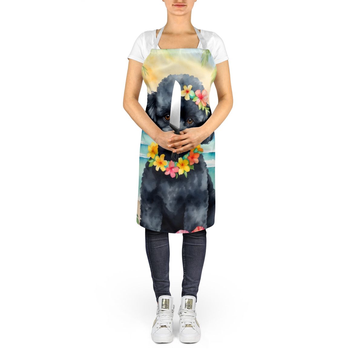 Multicolor Luau Apron – Perfect for Cooking, Baking & Gardening