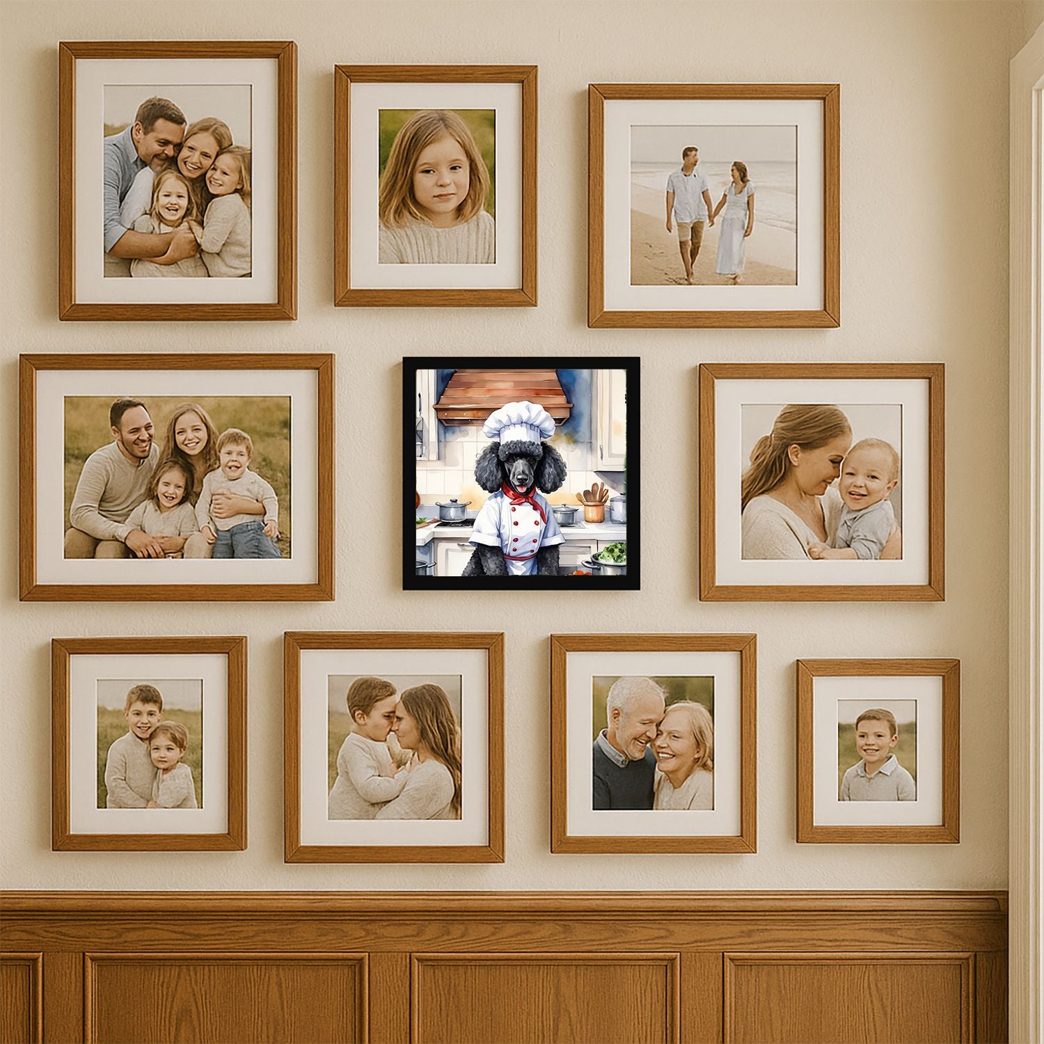 Framed Metal Wall Art - Modern, Ready to Hang