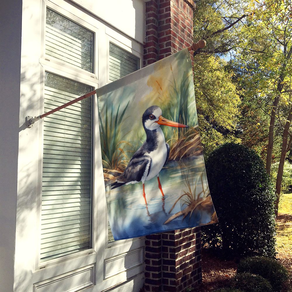 Black Skimmer Bird House Flag – Large Double-Sided Decorative Porch Banner