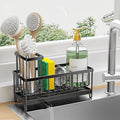 Kitchen Sink Sponge Holder Caddy with Tall Brush Slot