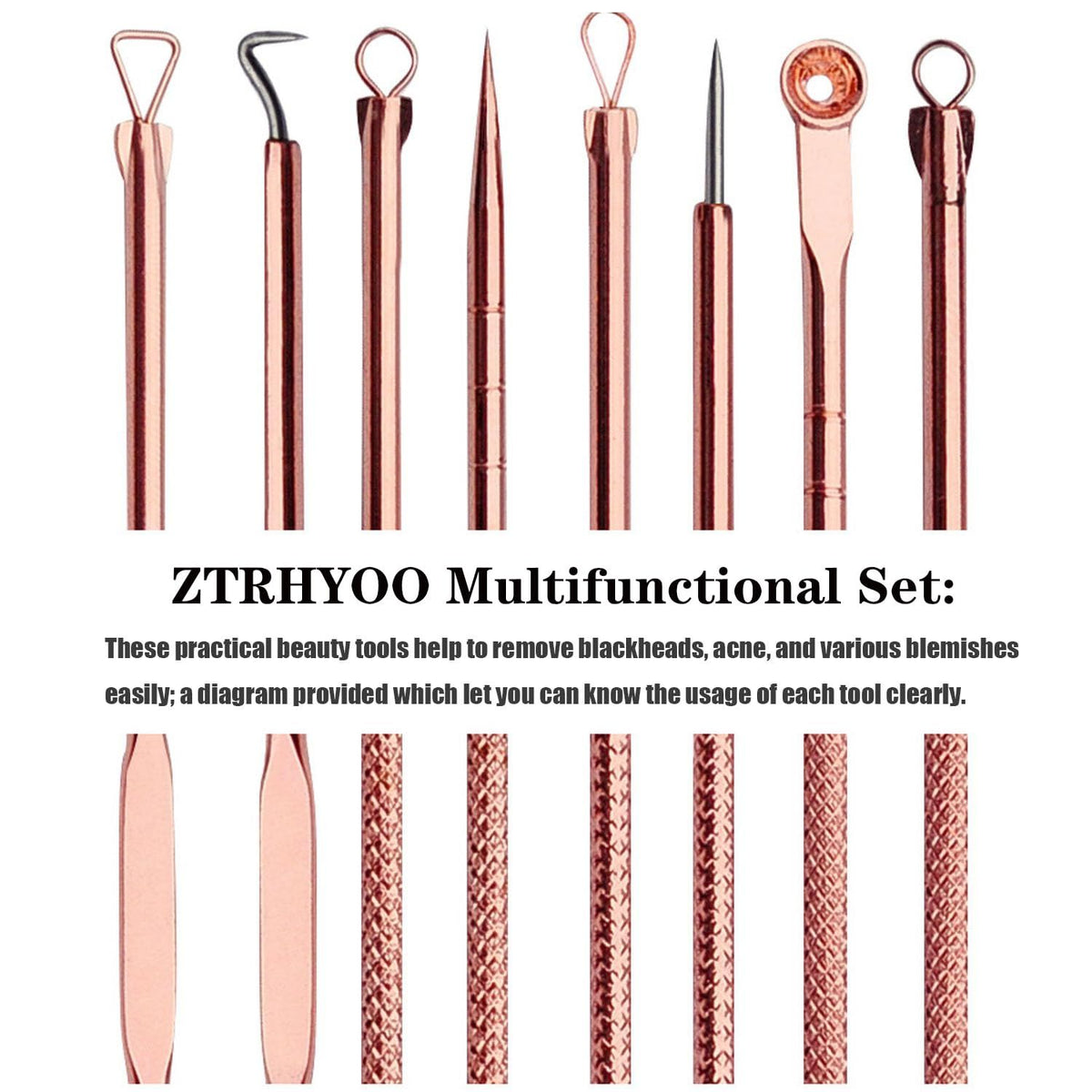 Blackhead and Comedone Extractor Kit for At-Home Skincare