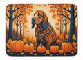 Bloodhound Fall Cushioned Kitchen and Bath Mat