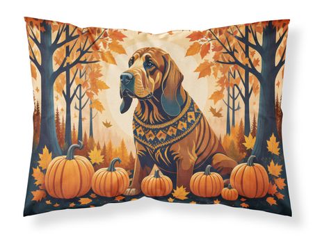 Fall Bloodhound Artwork Standard Pillowcase