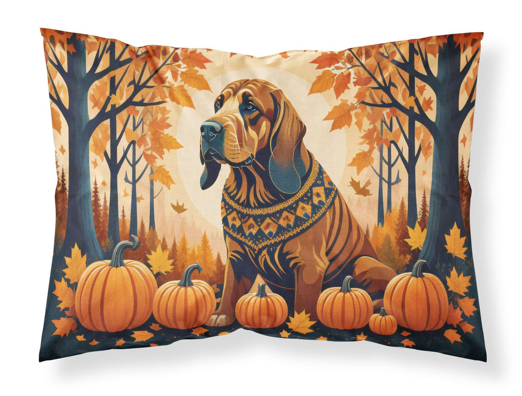 Fall Bloodhound Artwork Standard Pillowcase