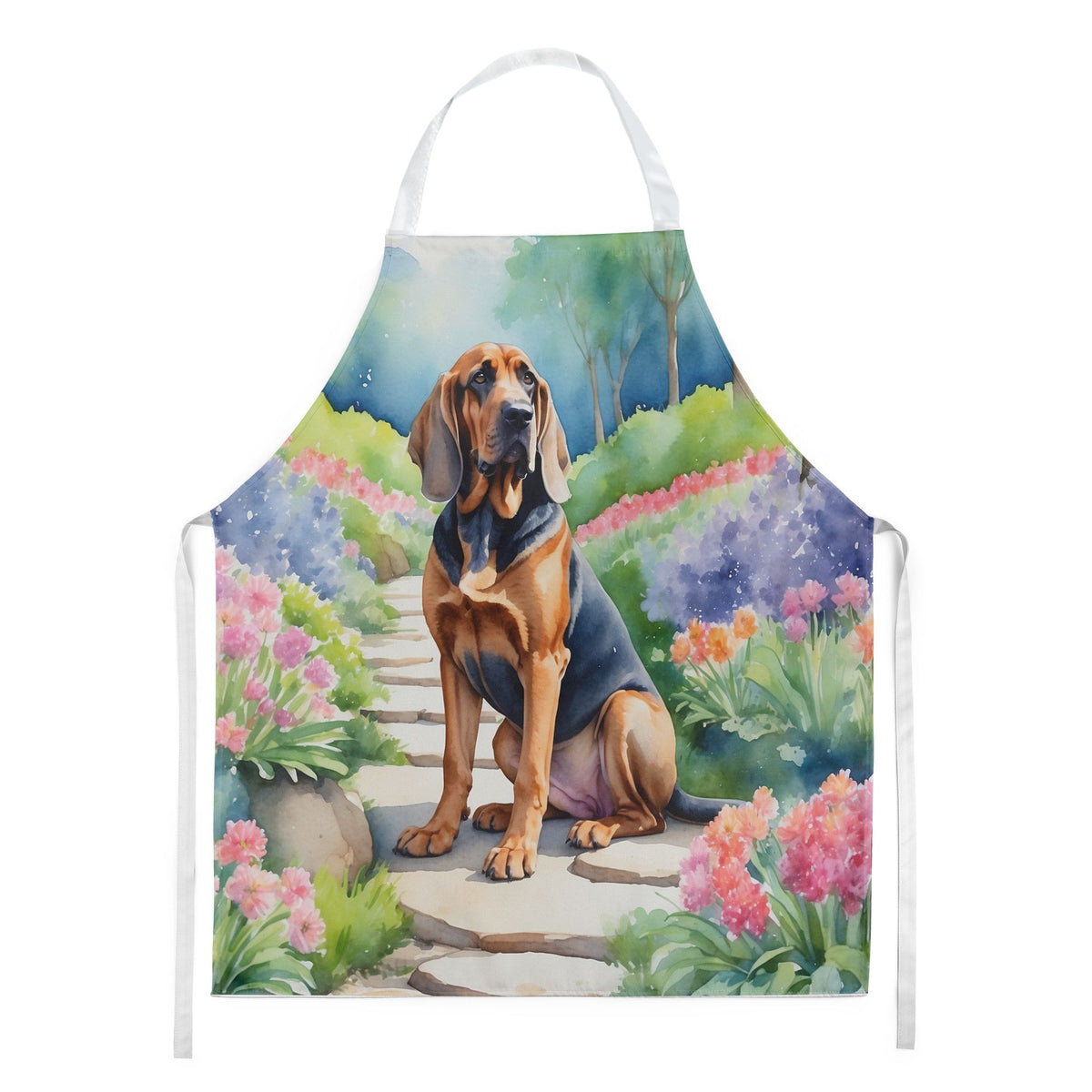Bloodhound Spring Path Bib Apron