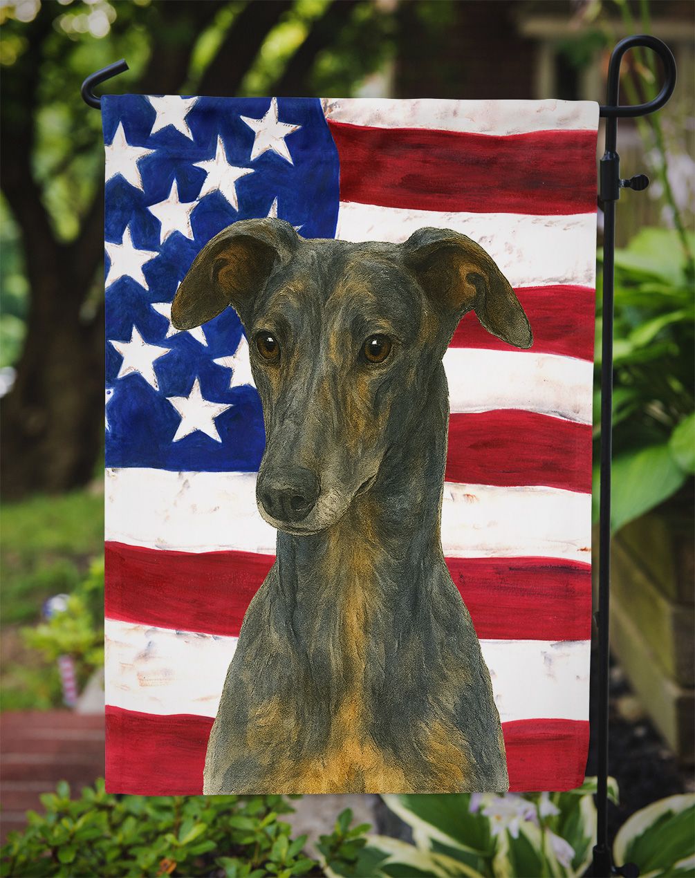 Vibrant Multicolor American Flag Garden Flag for Outdoor Decor