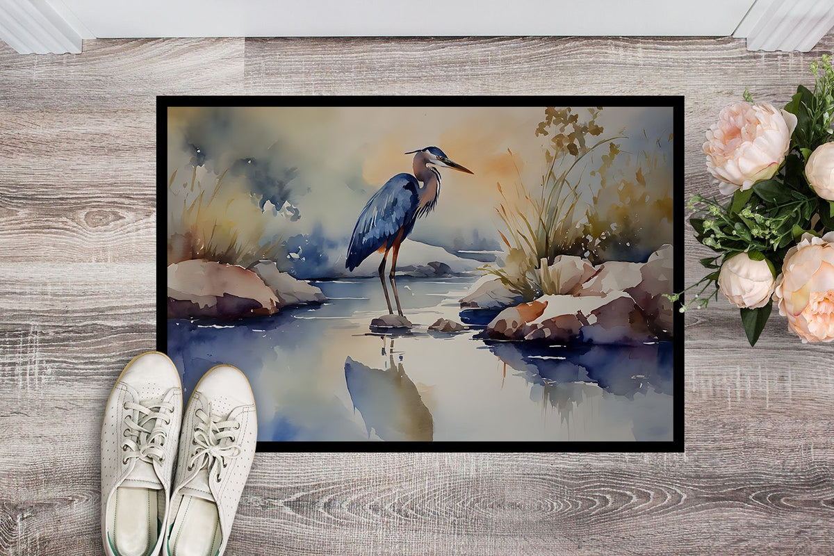 Blue Heron Artwork for a Welcoming Entry