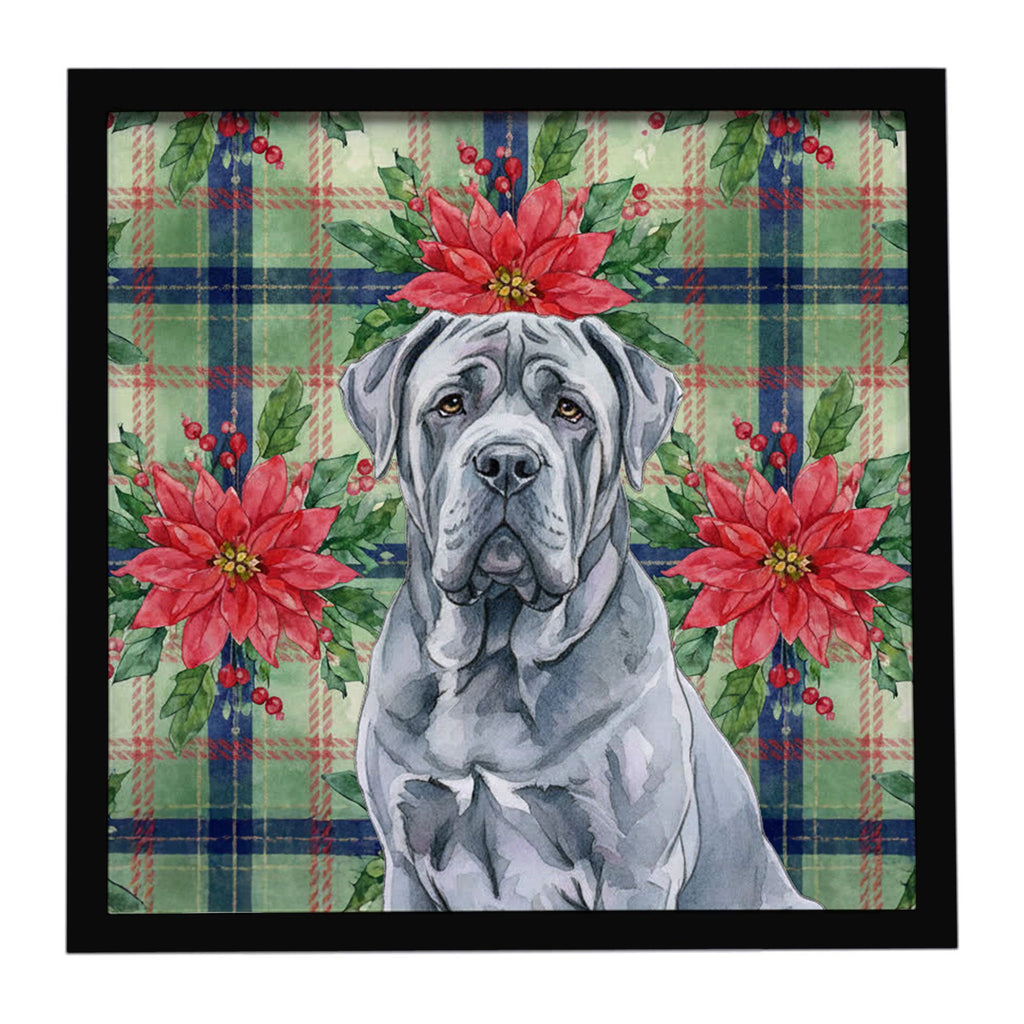 Blue Neapolitan Mastiff Christmas Wall Art