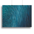 Blue Star Abstract Painting Print or Poster