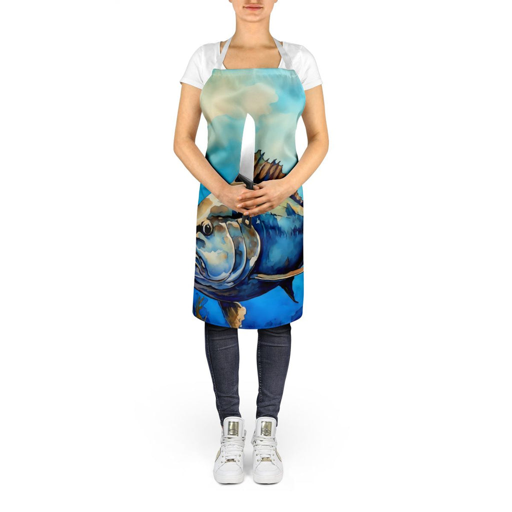Bluefin Tuna Artwork Bib Apron