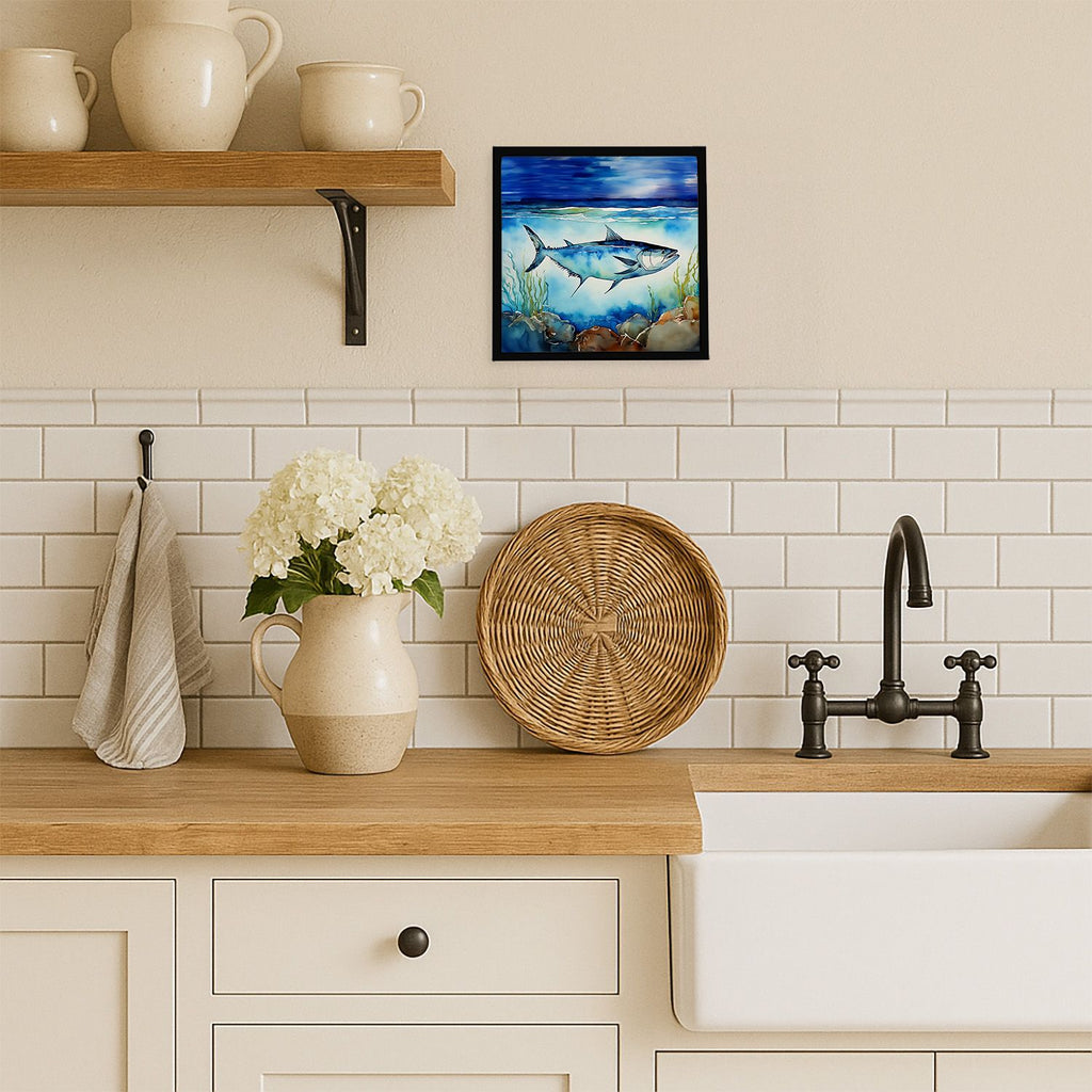 Bluefin Tuna Artwork in a Contemporary Frame