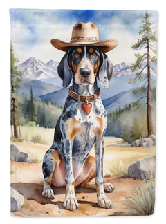 Bluetick Coonhound Welcome Garden Flag – Vibrant Outdoor Yard Decor, Double-Sided & Weatherproof