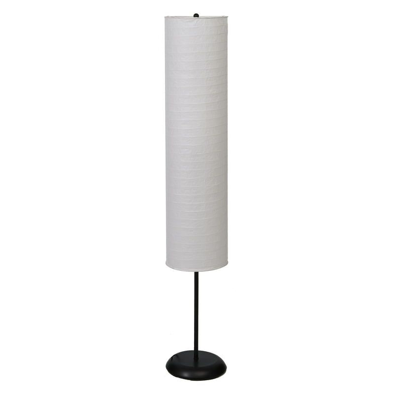 Bohemian Floor Lamp with Ivory Rice-Paper Shade
