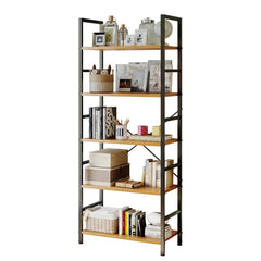 Bookcase, 5 Tier Book Shelf, Storage Shelf, Classic Modern Bookcase for CDs, Movies