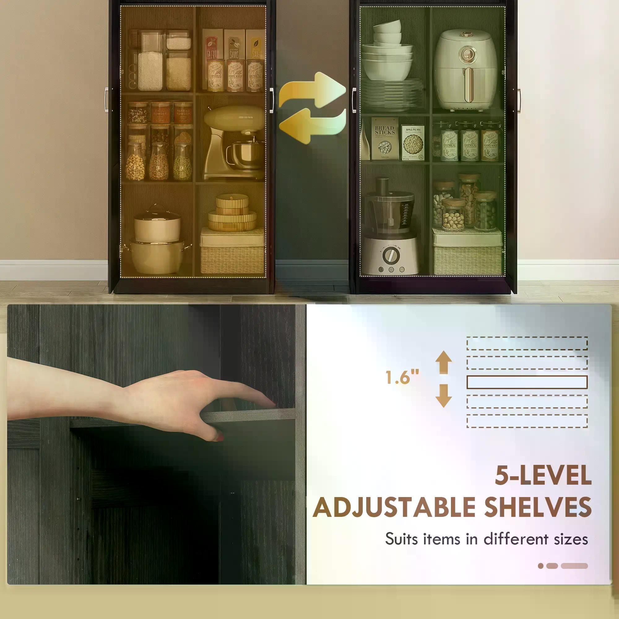 Bookcase Cabinet/Storage Cabinet/Kitchen Pantry Cabinet