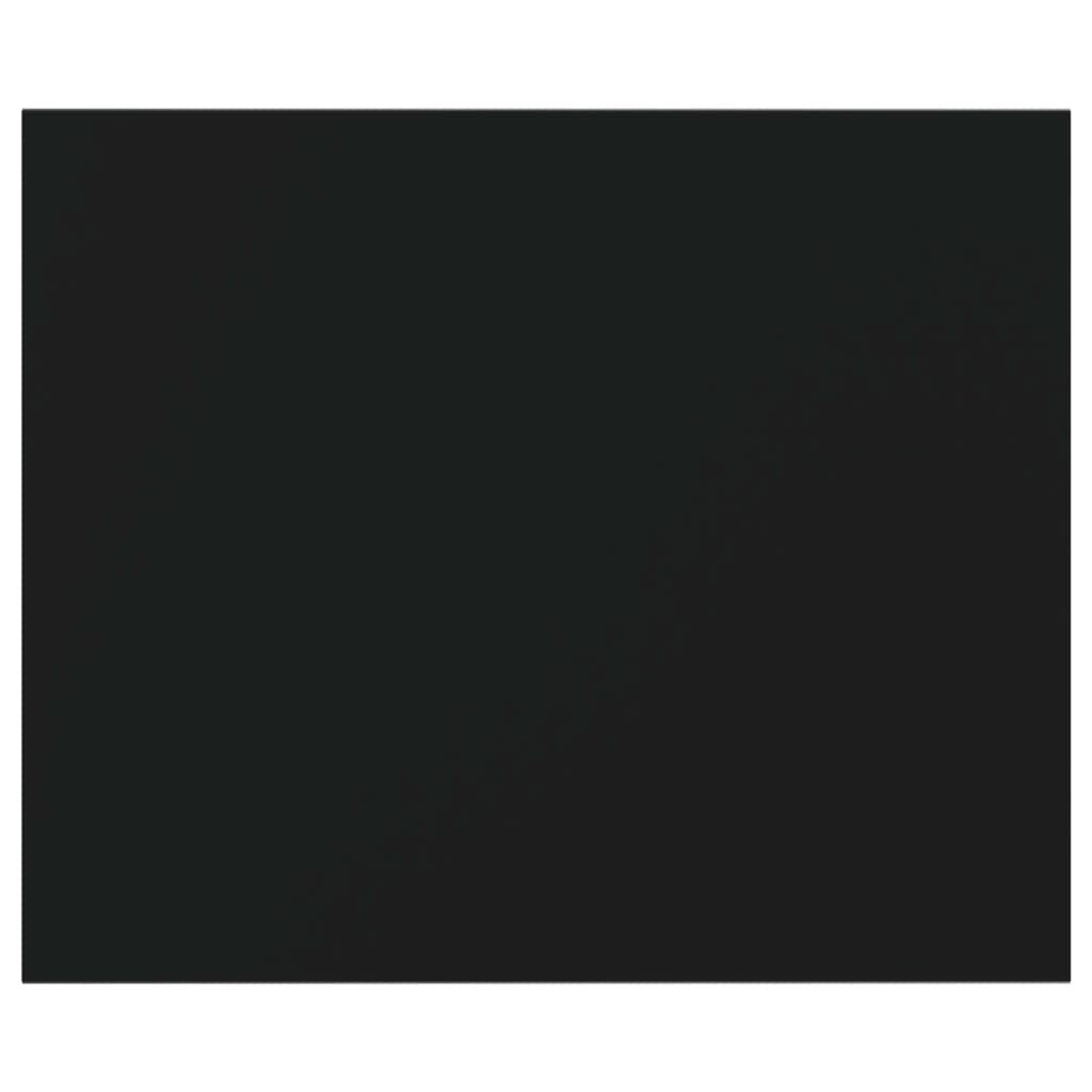 Eight Black Bookshelf Boards for Flexible Shelf Updates