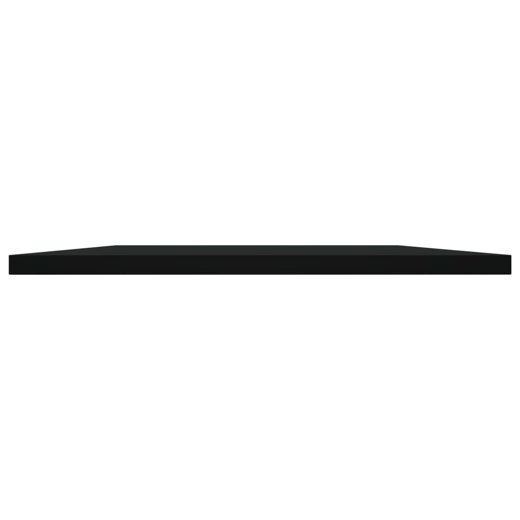 Eight Black Bookshelf Boards for Flexible Shelf Updates
