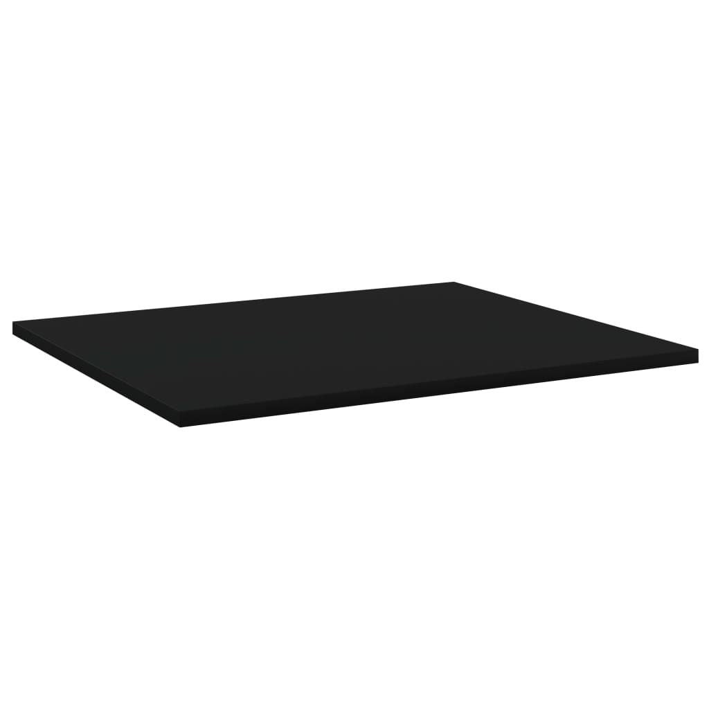 Eight Black Bookshelf Boards for Flexible Shelf Updates
