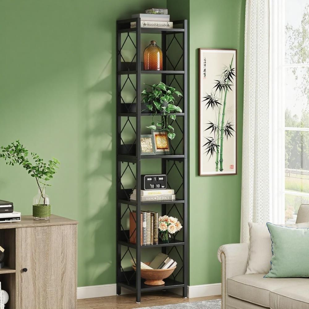 Maximize Your Space with a Tall 7-Tier Corner Bookshelf