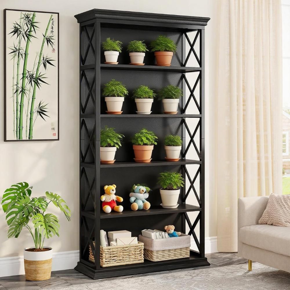X-Accent Bookshelf for Stylish Storage and Display