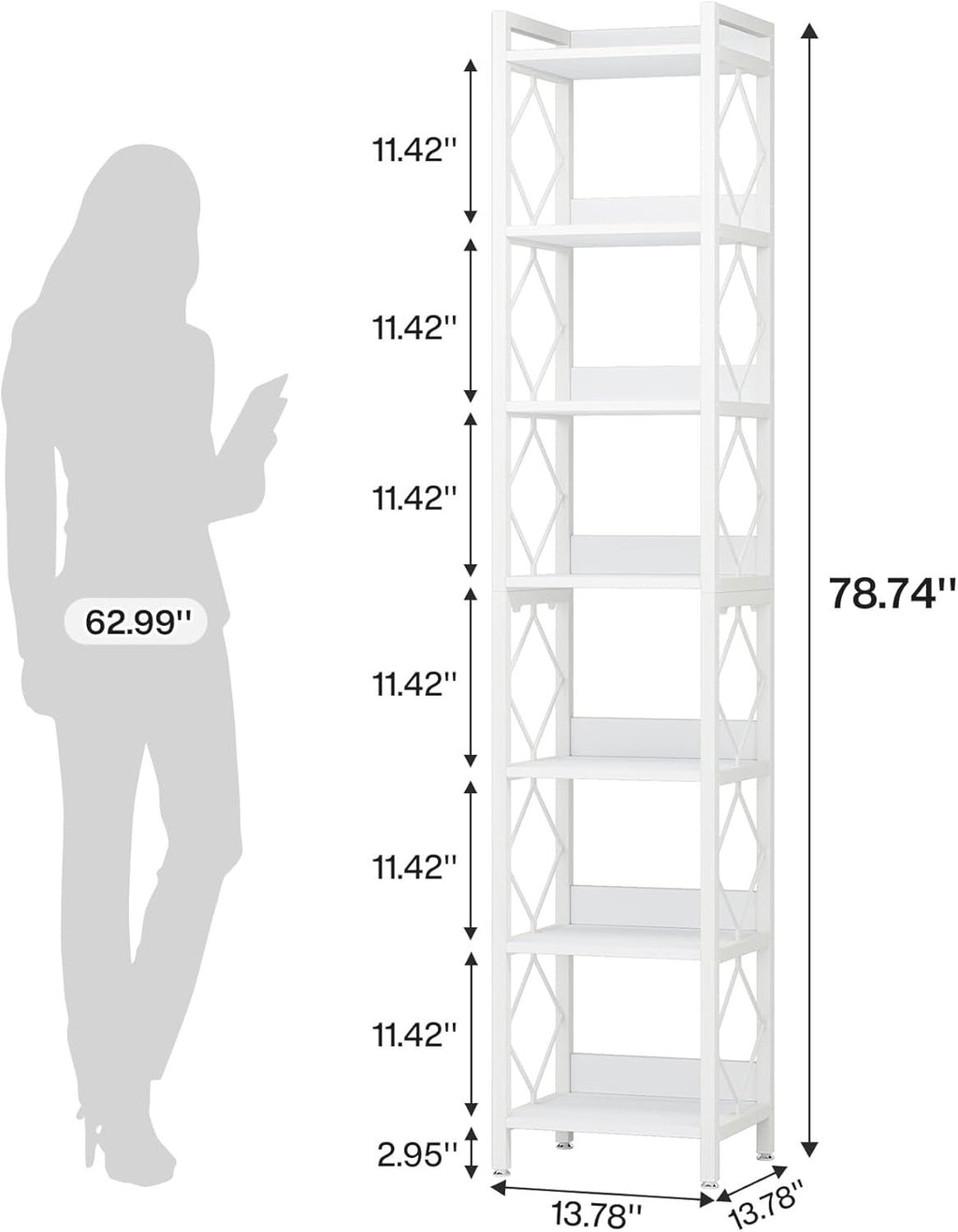 Tall Corner Bookshelf for Compact Rooms