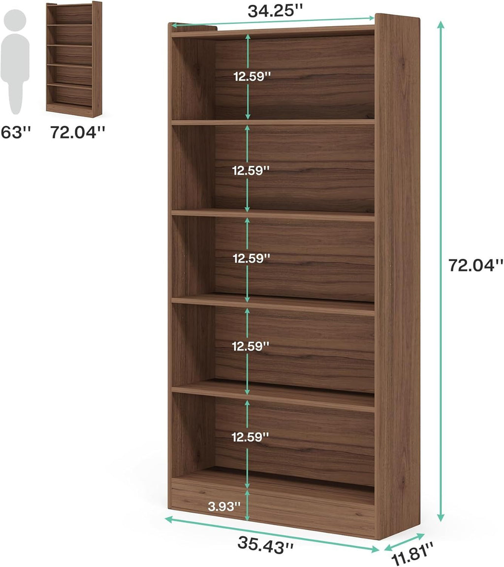 Tribesigns Freestanding Bookshelf for Home Office
