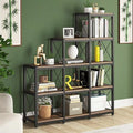 Nine-Cube Stepped Bookcase with Vintage Character