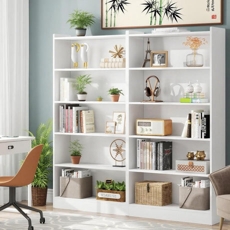 Trapezoid Freestanding Bookshelf