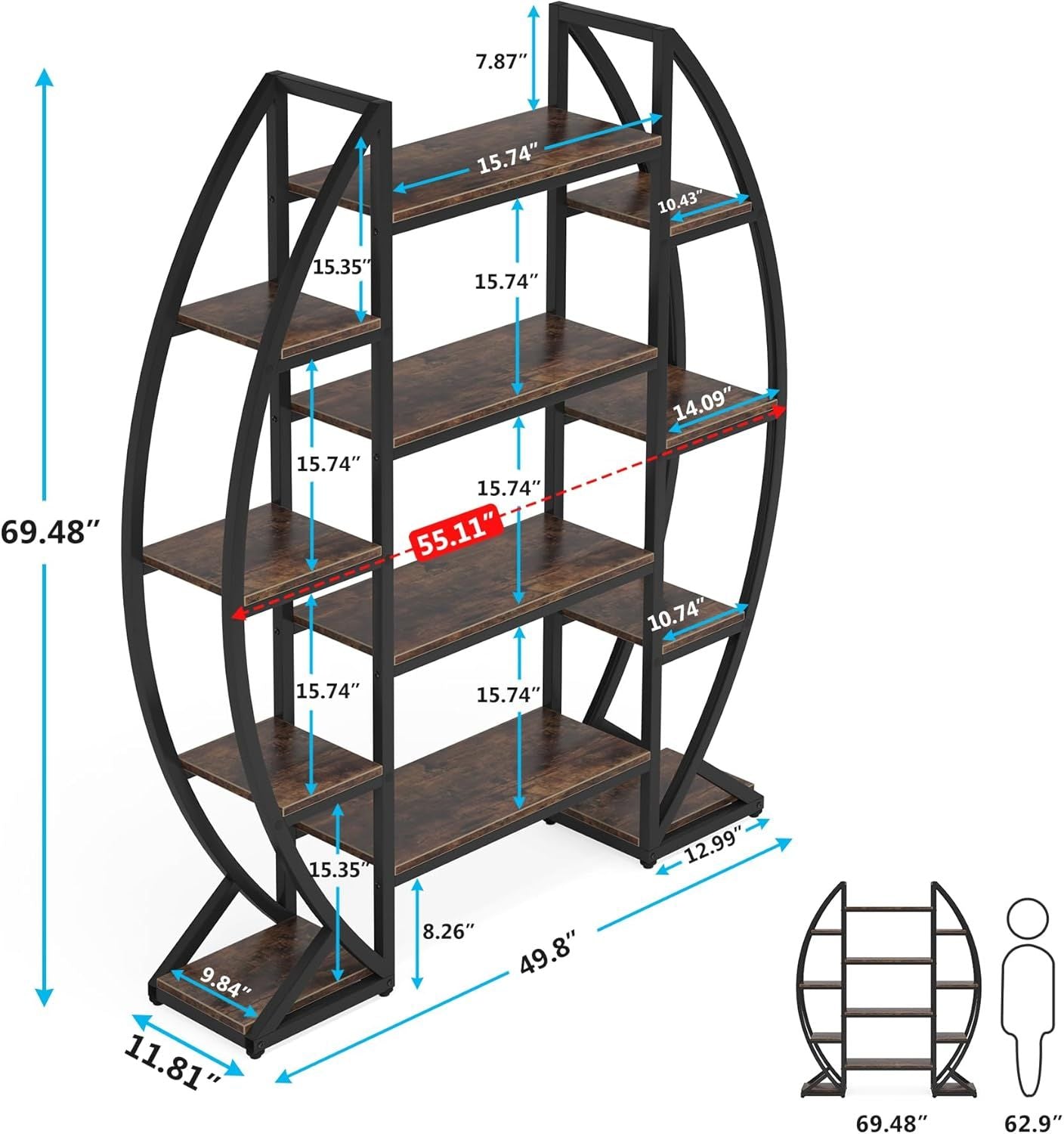 Bookshelf for Home Organization